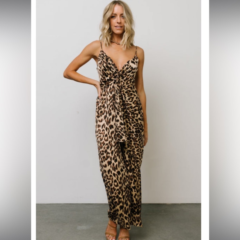 Baltic Born Gillian Leopard Print Jumpsuit